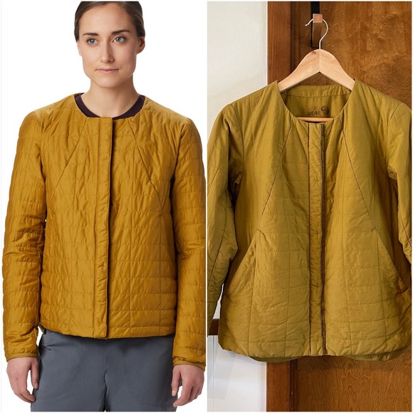 Mountain Hardwear Jackets & Blazers - Mountain Hardwear Mustard Jacket